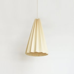 Brownfolds Beige paper origami lampshade; TIPI High Single pack