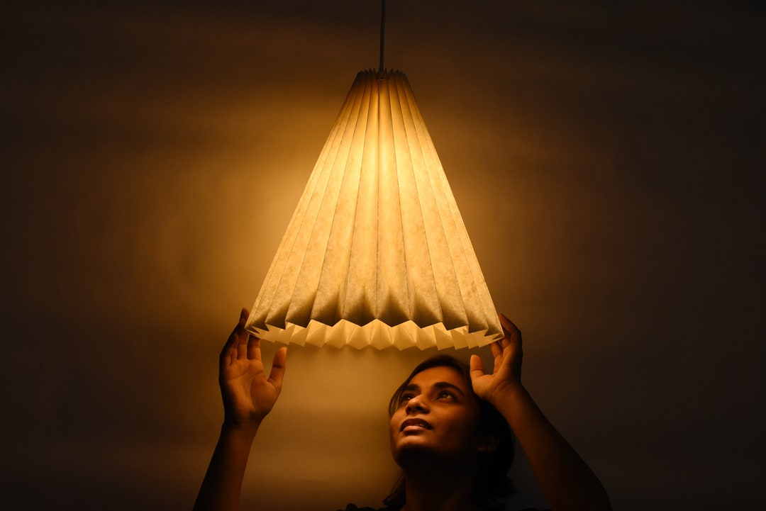 Brownfolds White Paper Origami Lampshade TIPI High Dual Pack Etsy