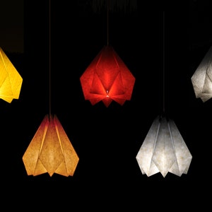 Brownfolds Paper Origami Lamp shade Vanilla Bliss single pack image 3