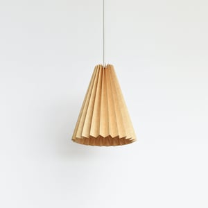 Paralume in carta origami marrone Brownfolds; TIPI Mini Confezione singola