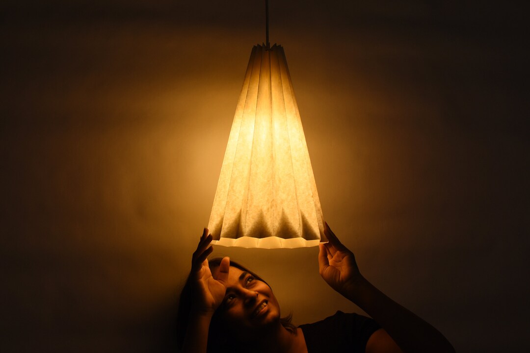 Brownfolds White Paper Origami Lampshade TIPI High Single Pack Etsy