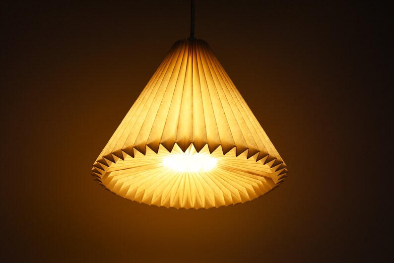 Brownfolds White Paper Origami Lampshade TIPI Mini Dual Pack Etsy