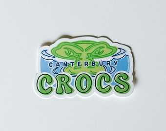 Canterbury Crocs Sticker (PREORDER) || Richmond, Va Local Pool Gifts || Swim Team