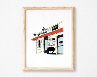 SUPPER! || Richmond Restaurant Prints