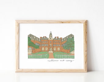 William & Mary || Va College Prints