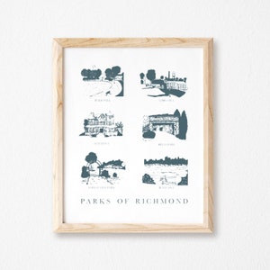 Parks of Richmond Print || Richmond, Va Collection