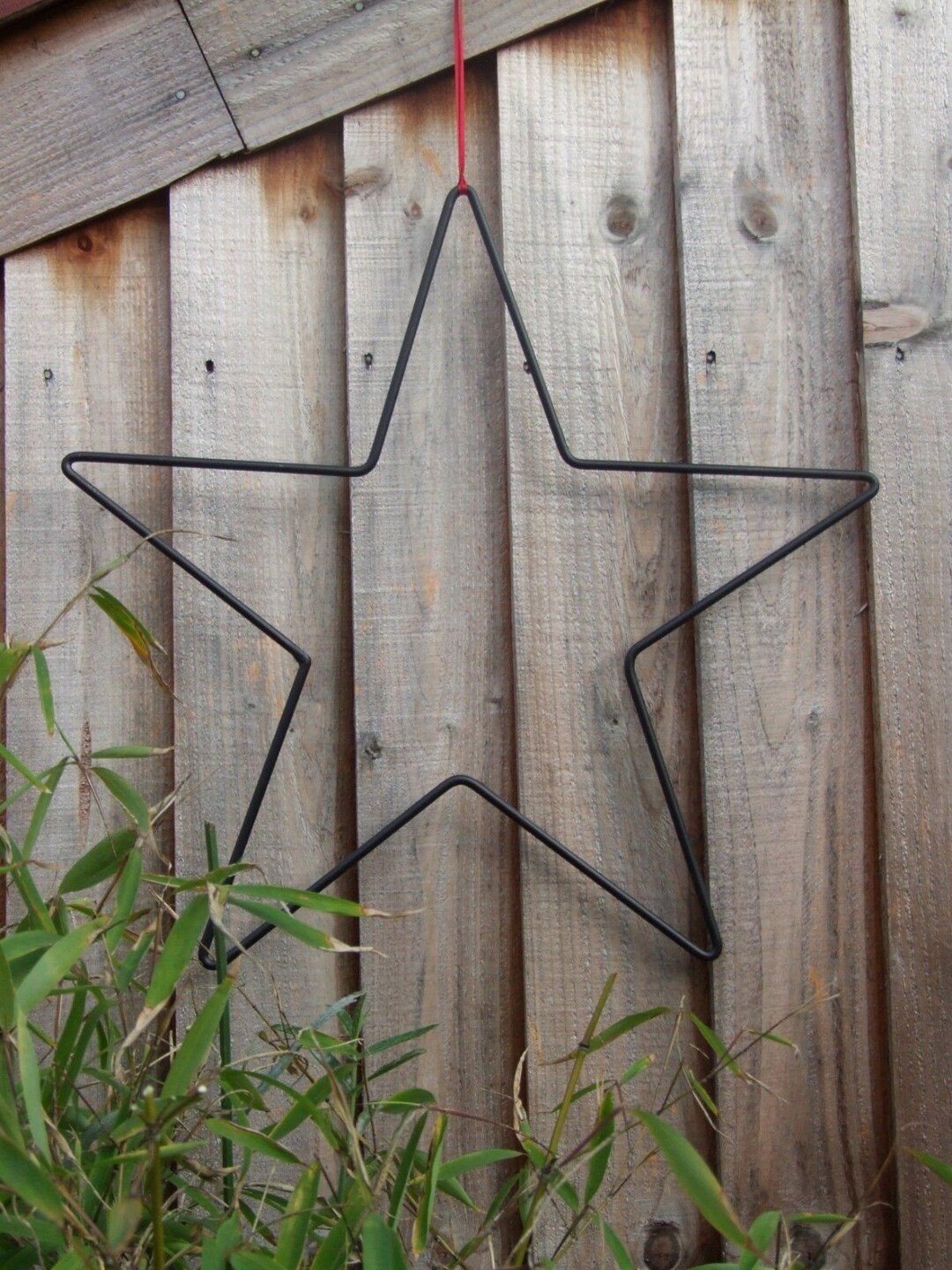 A Handcrafted Metal Star_ Garden/home Decoration. Made From Etsy UK