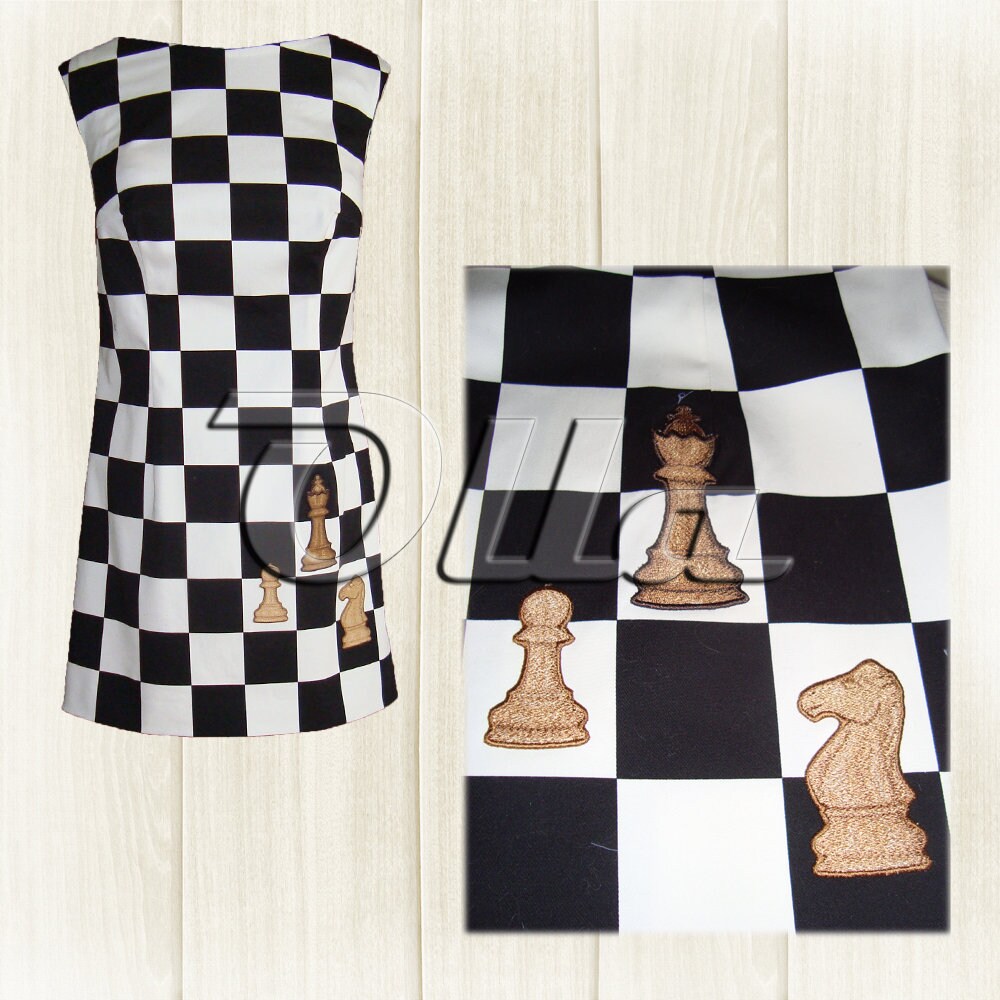 Chess pieces in the hoop digital machine jessecmault design  etsy
