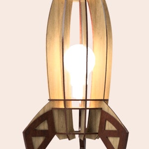 Rocket Lamp Laser Cutter Files - Etsy
