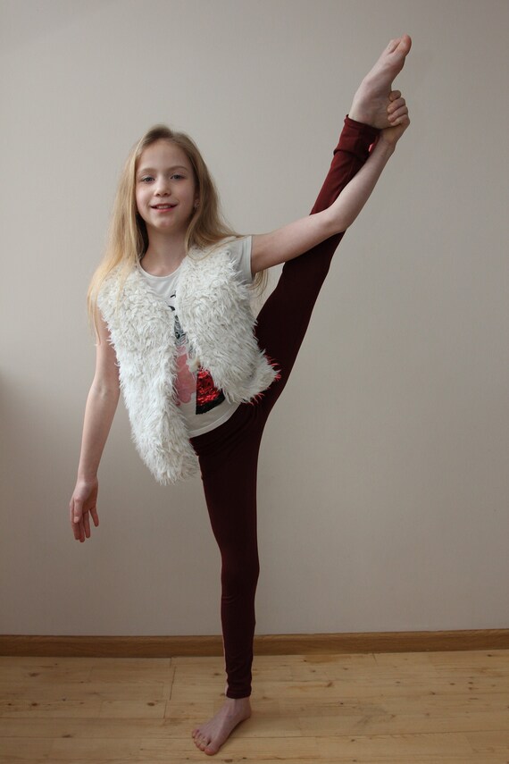 baby burgundy tights