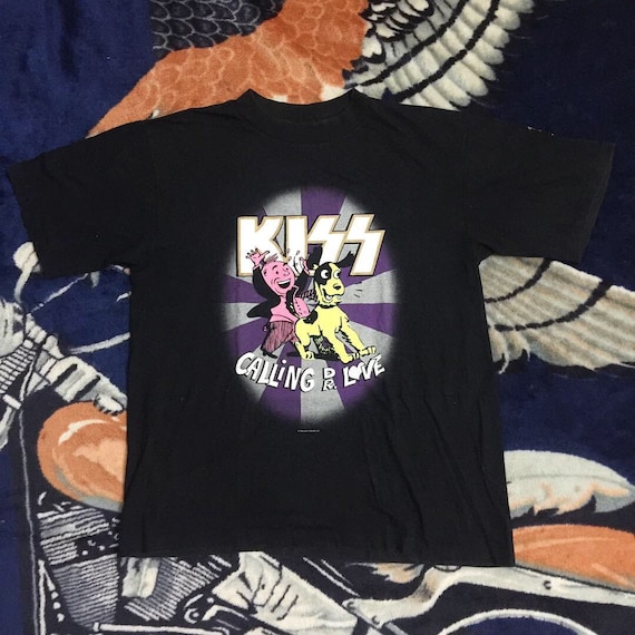 Vintage 1994 Kiss Band Tee Anime Edition