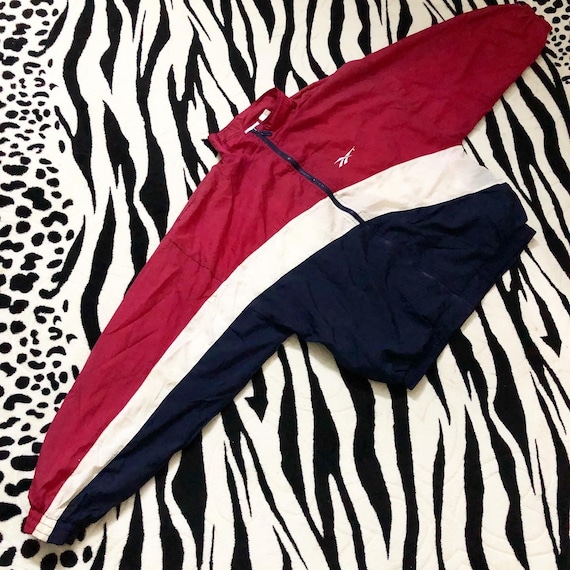 Rare Vintage 90s Reebok Colourway Windbreaker