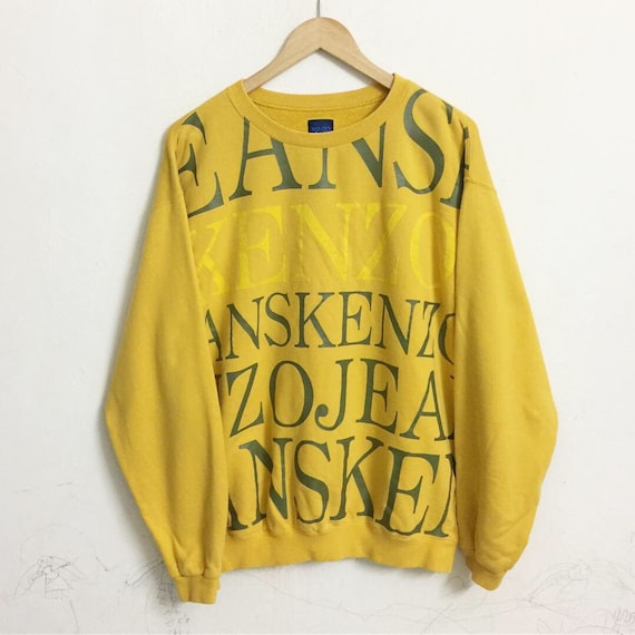 kenzo sweatshirt yellow