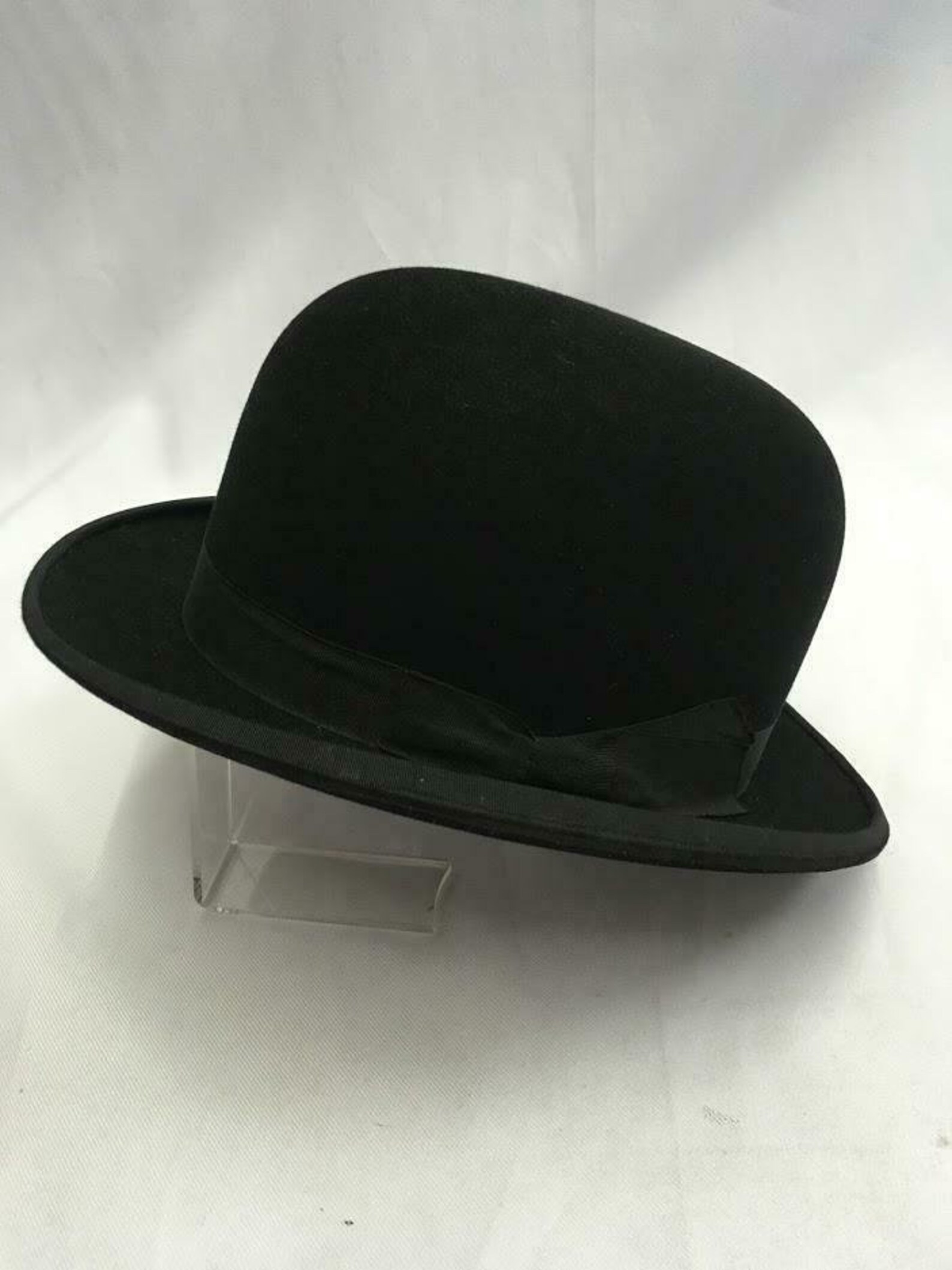 Vintage Bowler Hat Moores 1930s 21.5 55 Cm Black - Etsy