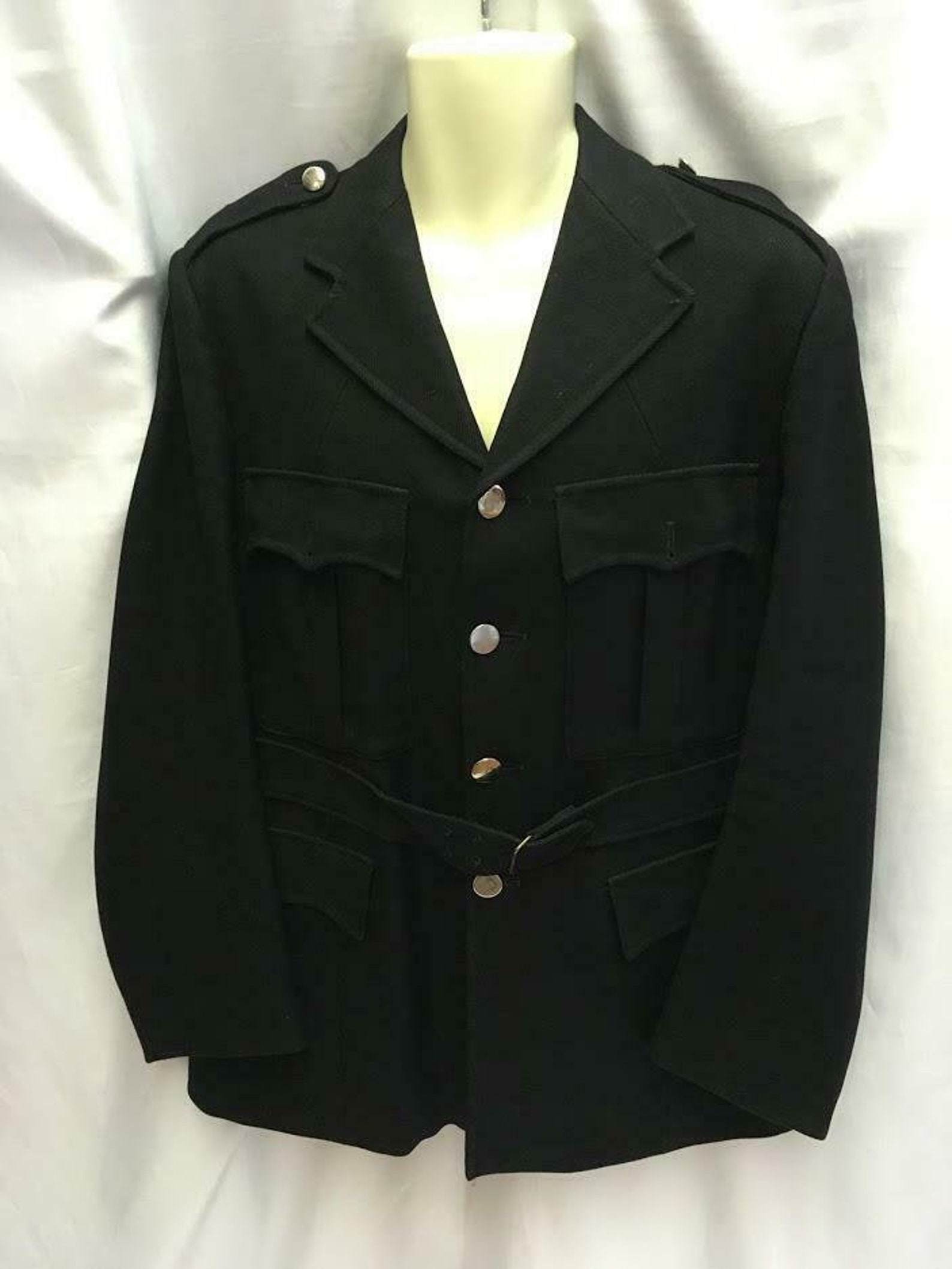 Vintage police jacket 42 chest Bobbies peeler uniform Etsy