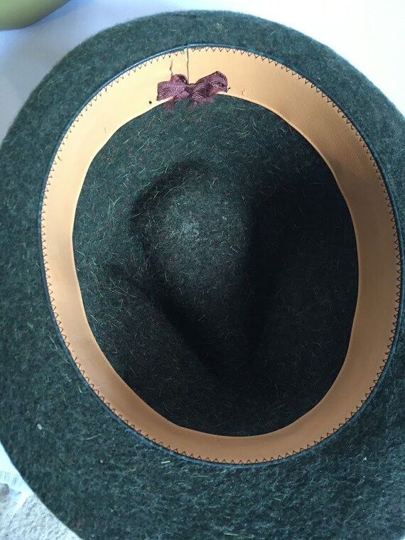 Accessoires Hoeden & petten Nette hoeden Cloche hoeden Cloche in Green Wool 