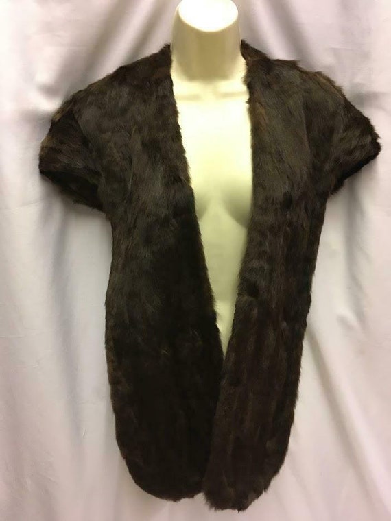 Vintage Genuine Fur stole / Wrap / Cape 1930s 1940
