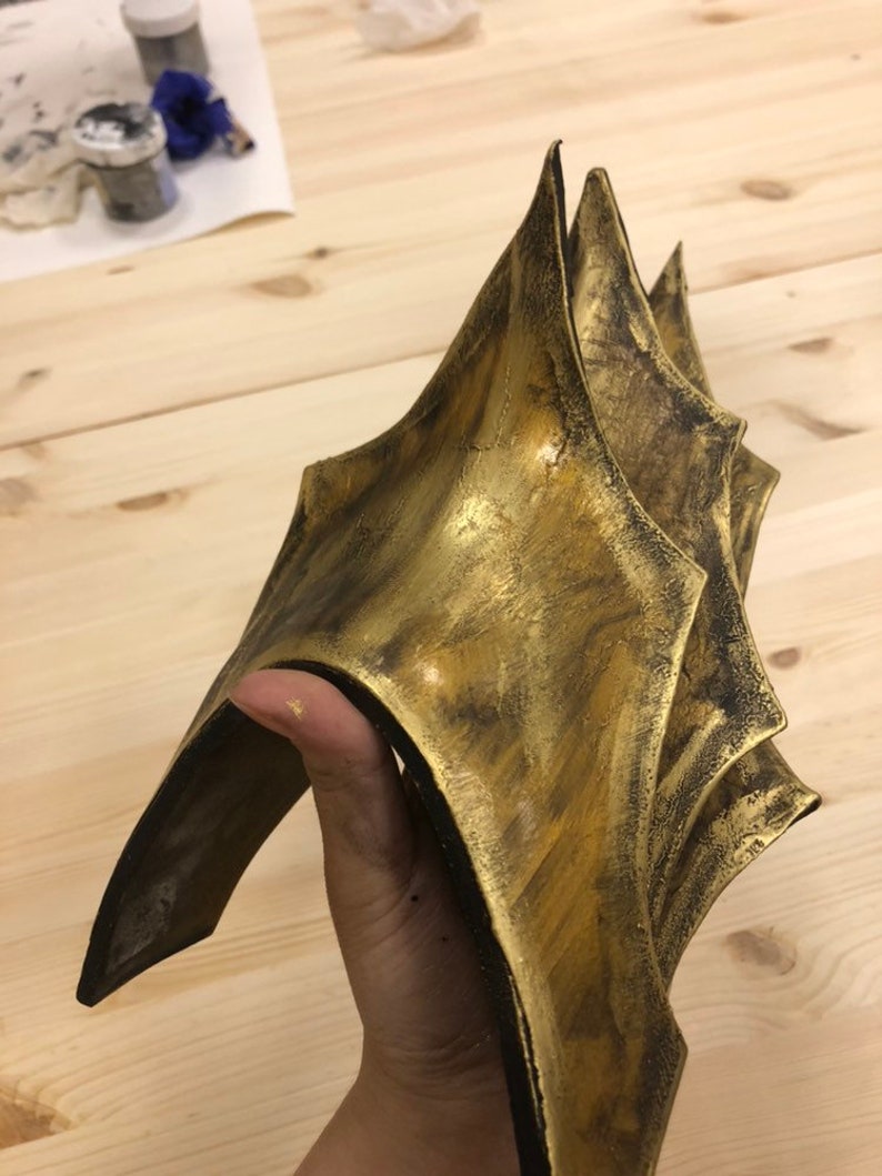 Fantasy cosplay shoulder armor pauldron wing Etsy
