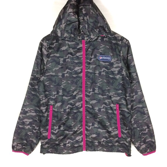 Outdoor camo Zipper sweaters