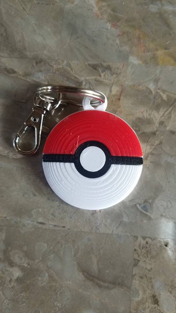 pokeball keychain