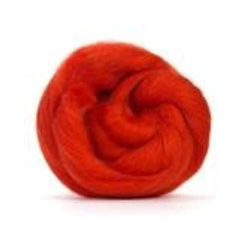 Available as 1 or 4 ounce Top Spice 100/% Corriedale Dyed Roving Needle Felting Wool