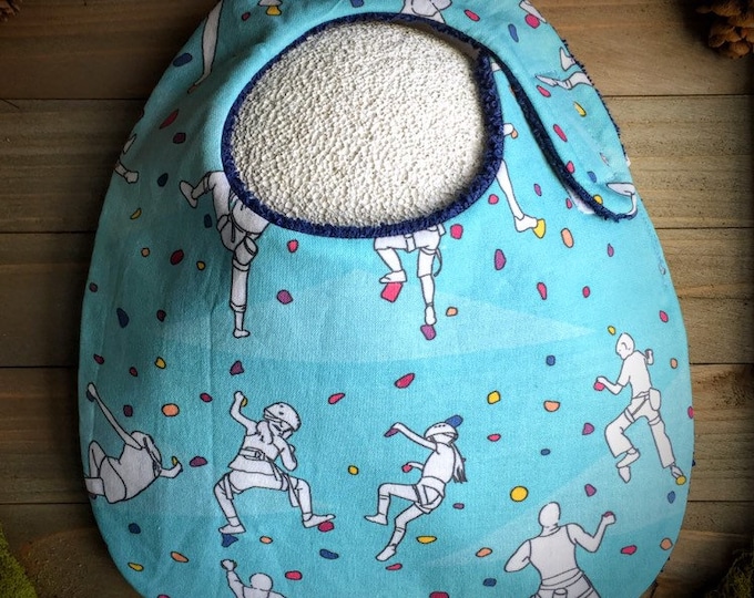 Bib Rock Climbers Baby Bib Climbing Bouldering Boulder Etsy
