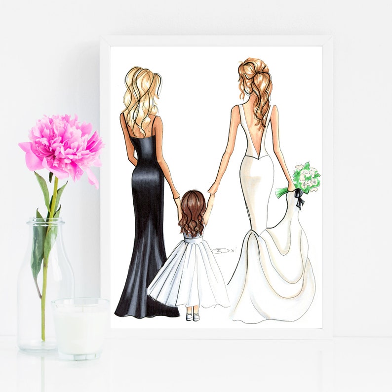 gift to bride from flower girl