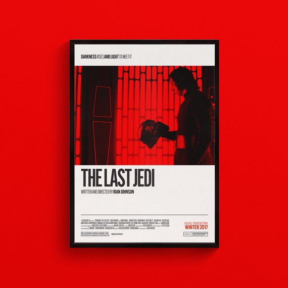THE LAST JEDI STAR WARS 2017 FILM ORIGINAL CINEMA MOVIE PRINT PREMIUM POSTER THE LAST JEDI STAR WARS 2017 FILM ORIGINAL CINEMA MOVIE PRINT PREMIUM POSTER