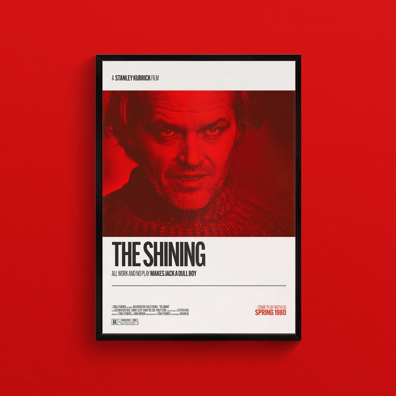 THE SHINING 1980 POSTER visual data 3