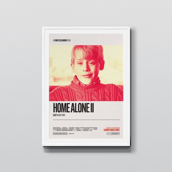 Home Alone 2 Lost In New York 1992 Retro Movie Poster Etsy Home Alone 2 Lost In New York 1992 Retro Movie Poster Etsy