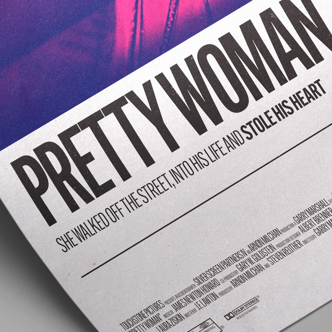 Pretty Woman 1990 Retro Movie Poster Art Minimalist Film - Etsy