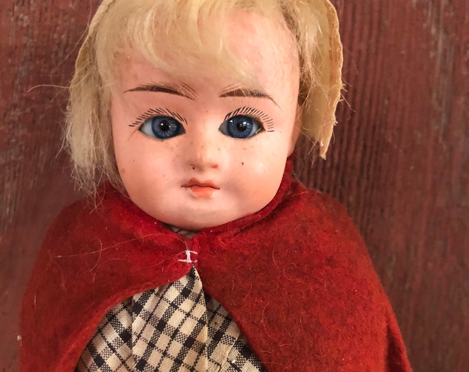 Antique German Paper Mache Doll Etsy