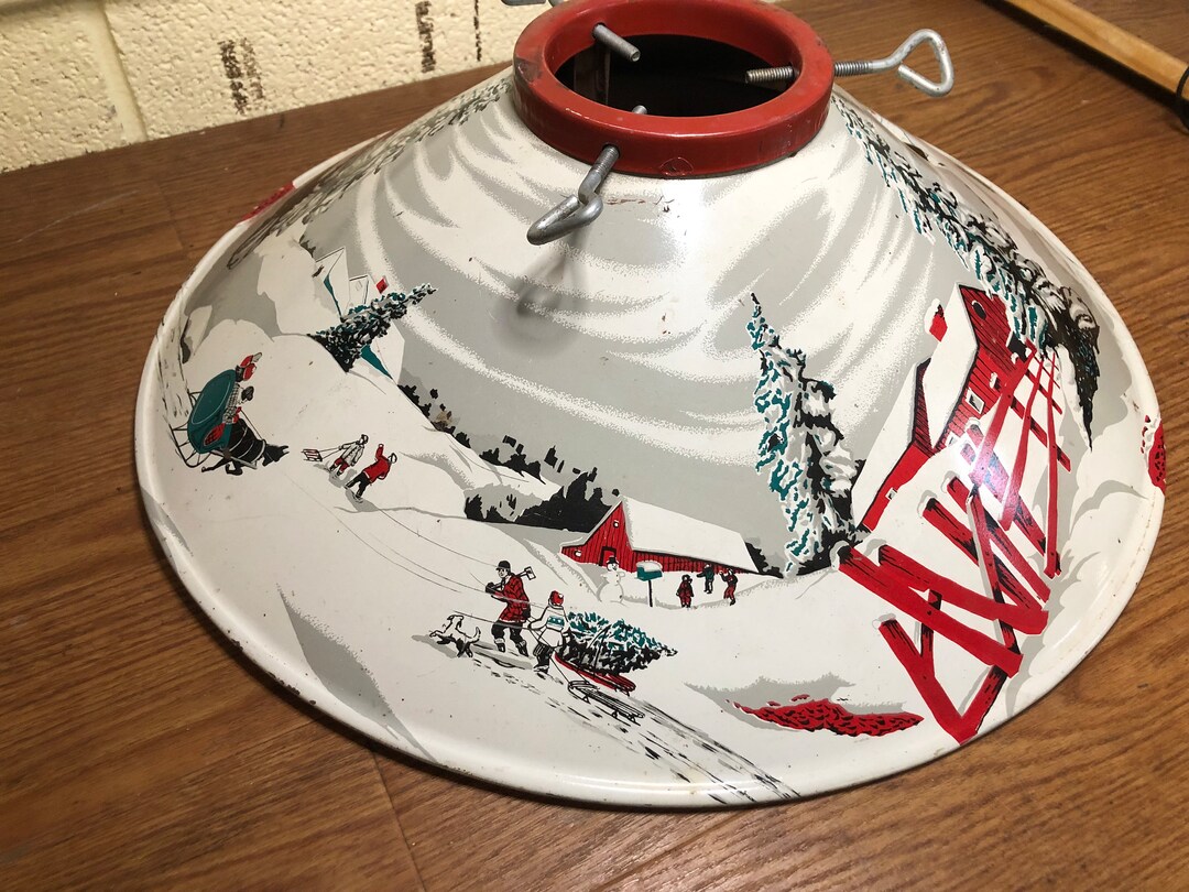 Vintage Metal Christmas Tree Stand Etsy