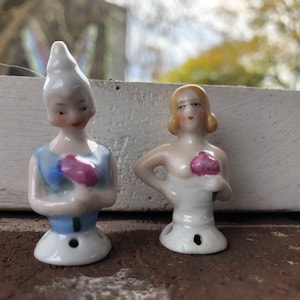 Antique pincushion half doll Germany