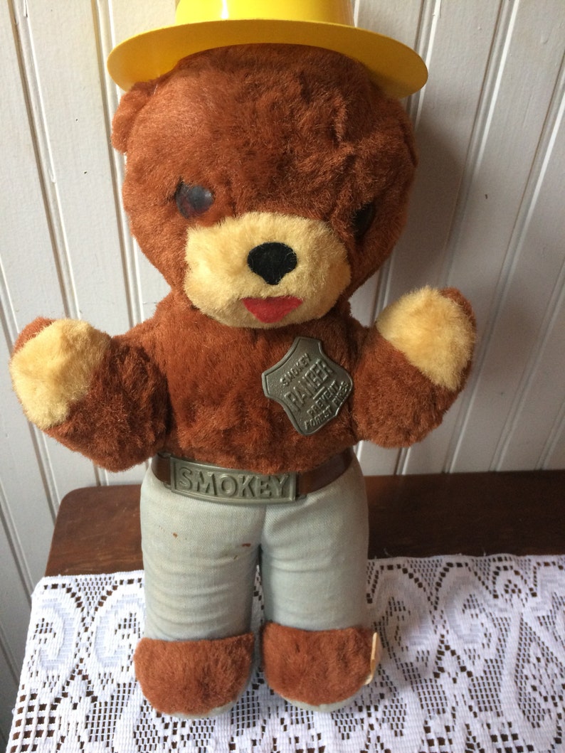 smokey the bear stuffed animal value