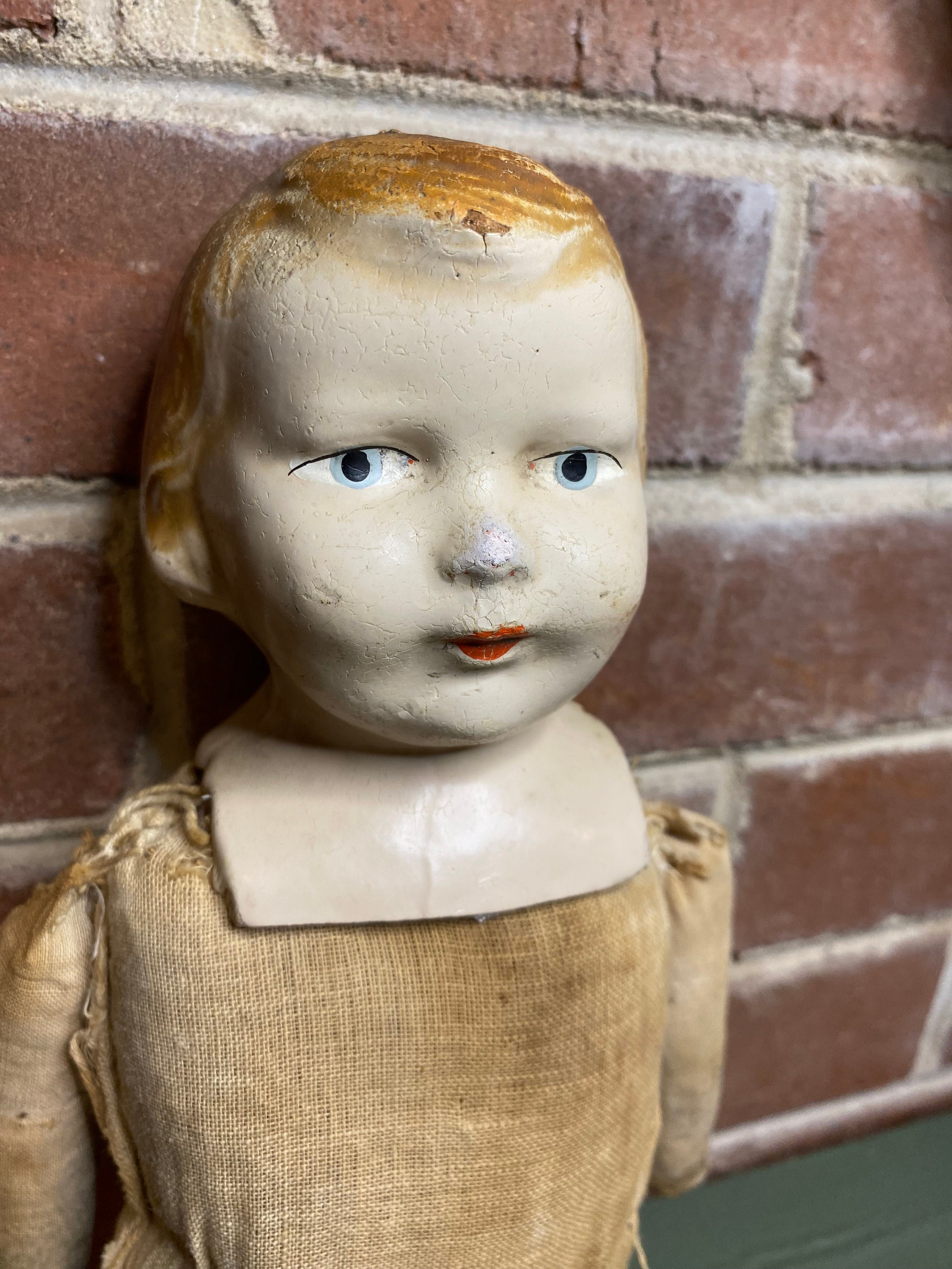 Antique Composite Head Doll - Etsy