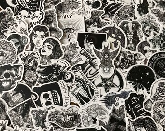Die cut vinyl gothic sticker pack dark macabre edgy sexual sexy Any Three Stickers