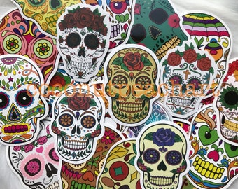 Mexican Day of The Dead Sugar Skull design With Pink Glitter Sparkle Effect Vinyl Car Sticker Decal 120x92mm Mexican Day of The Dead Sugar Skull design With Pink Glitter Sparkle Effect Vinyl Car Sticker Decal 120x92mm