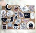 Waterproof Aesthetic Witch Sticker Pack Journals Witchy Spooky Horror Goth Water Bottle Phone Computer Gift Planner Moon Tarot Cards Cat Tea 