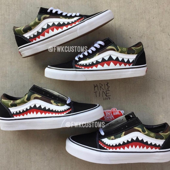 vans bape old skool