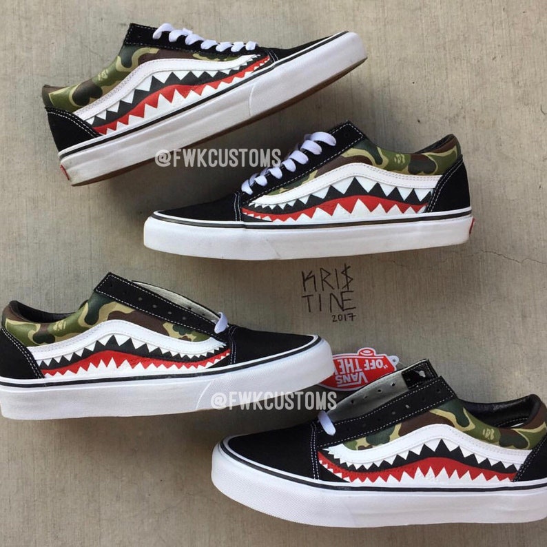 vans collab bape