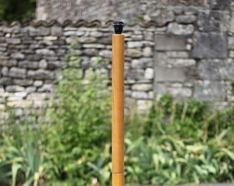 Vintage wooden floor lamp, floor lamp, wooden lamp, country, chalet, interior decor