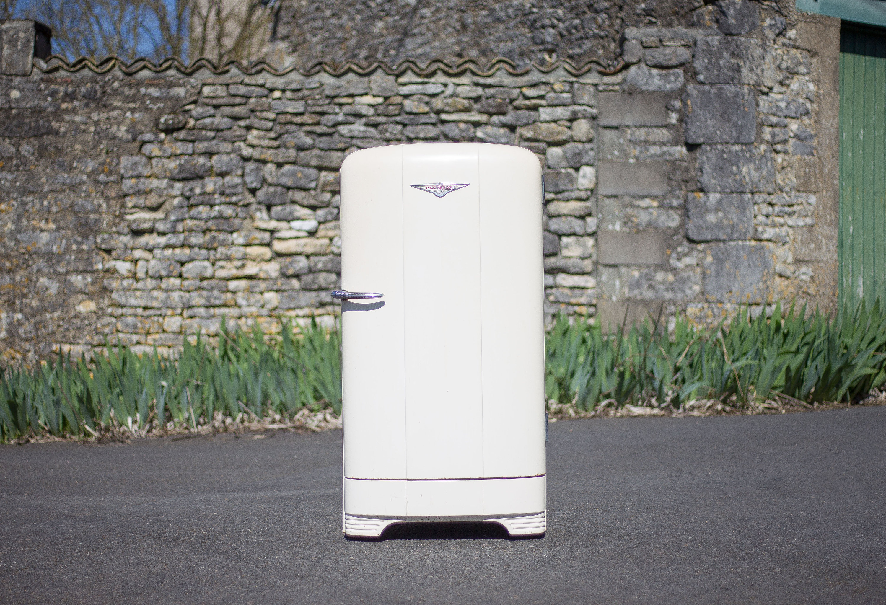 Vintage Refrigerator, Frigidaire Fridge Chausson, Vintage Fridge