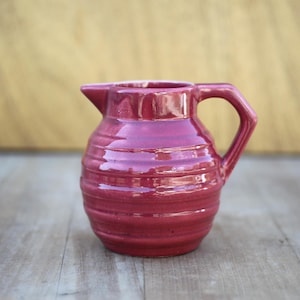 Vintage pitcher, art deco pitcher, ceramic pitcher, water pitcher, carafe, pitcher, jug