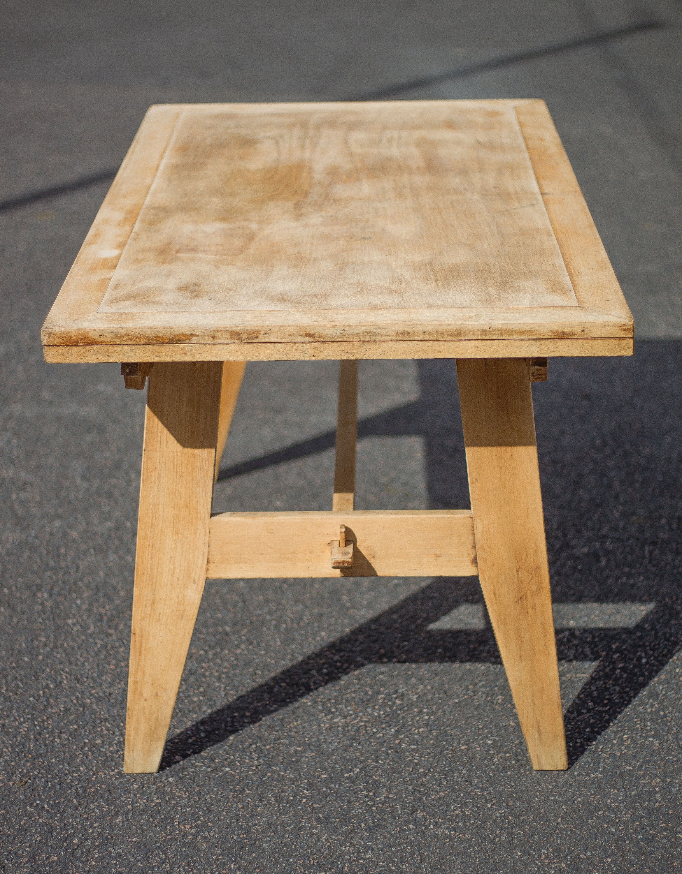 フレンチミッドセンチュリー　ルネガブリエルテーブル Rene Gabriel Dining table first edition by René Gabriel, France