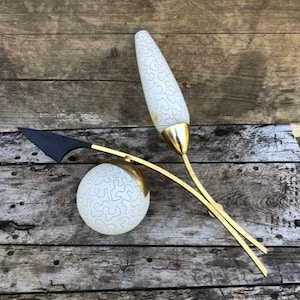 Maison Arlus wall light, brass wall light, vintage lamp, wall lamp, 60s