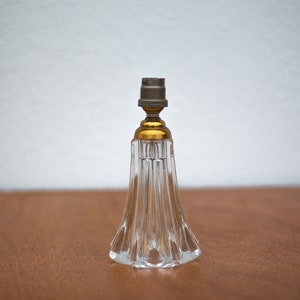 Vintage crystal lamp, table lamp, crystal table lamp, accent lamp, interior decoration