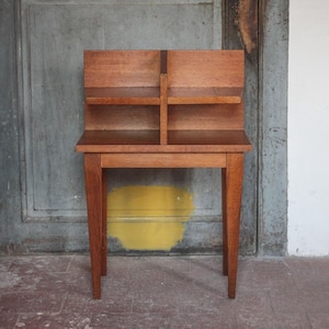 Vintage wooden nightstand, bedside table, sofa end table, occasional furniture