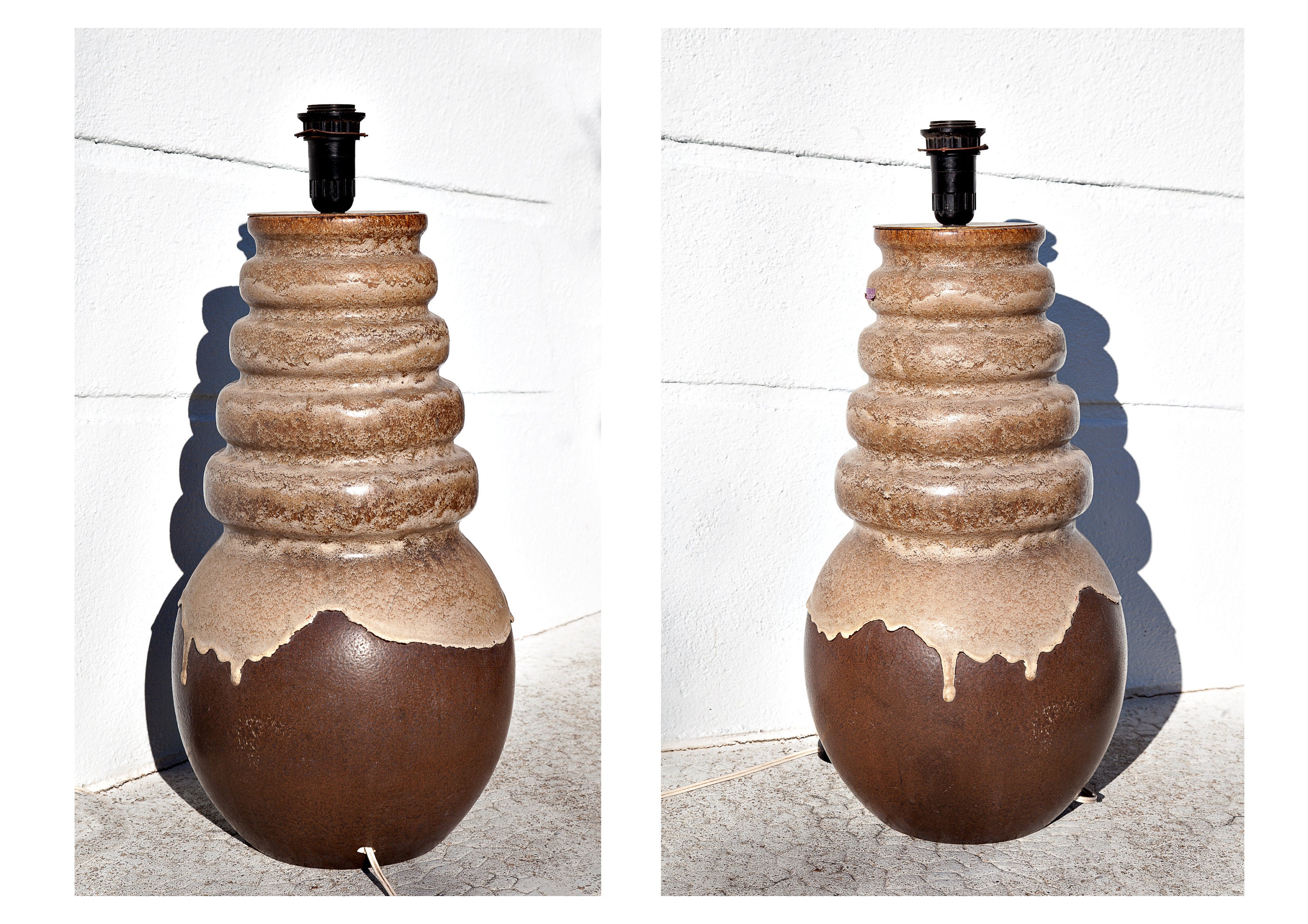 Proantic: Lampe Vintage Céramique West Germany