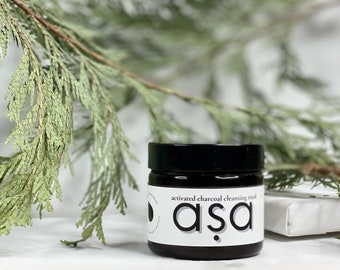 Asa - Activated Charcoal Face Mask | Asa by N'ihu Wellness | African Clay Mask Pore Cleansing Blackheads
